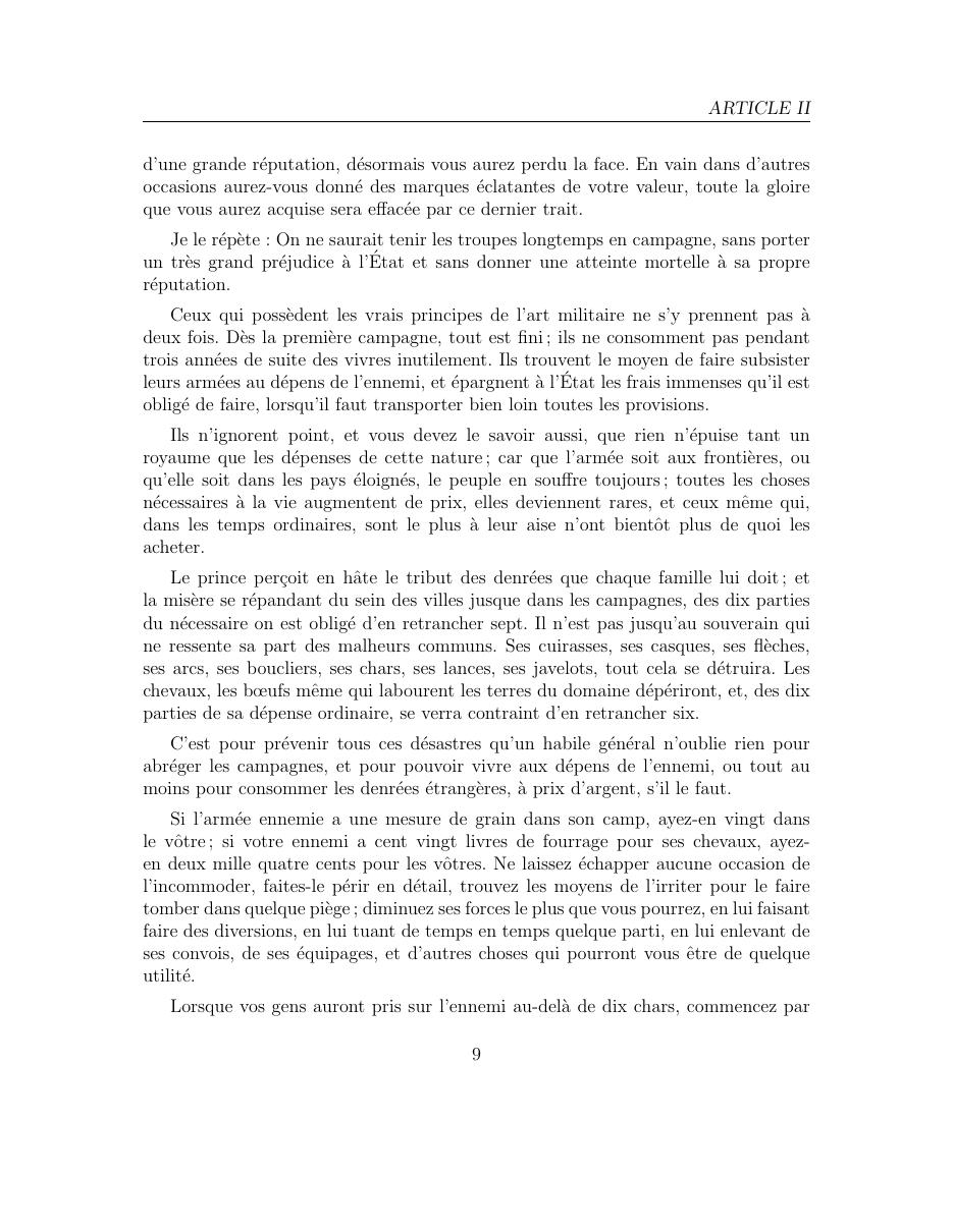 L’Art de la Guerre de Sun Tzu — page 10
