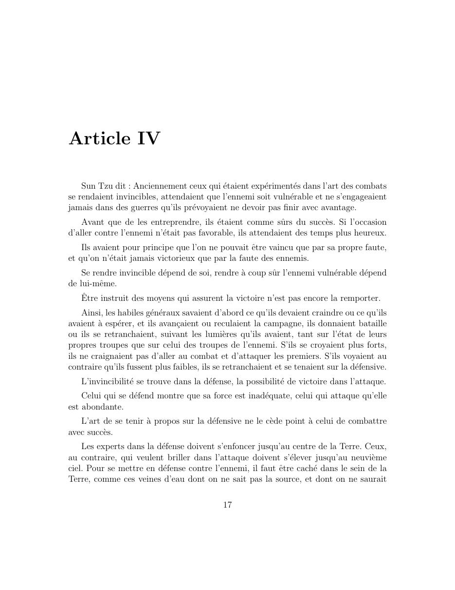 L’Art de la Guerre de Sun Tzu — page 18