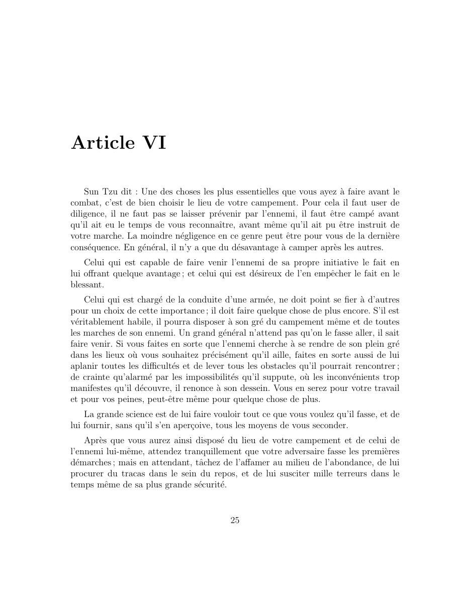 L’Art de la Guerre de Sun Tzu — page 26