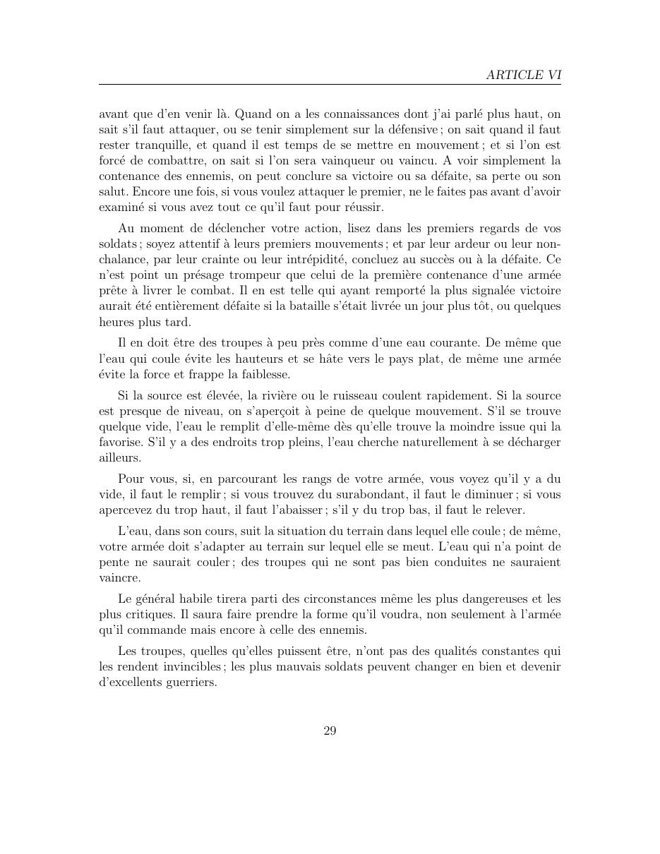 L’Art de la Guerre de Sun Tzu — page 30
