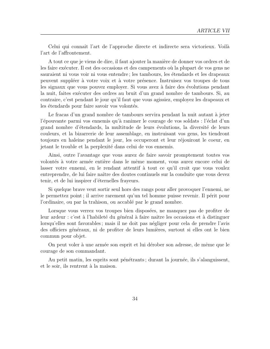 L’Art de la Guerre de Sun Tzu — page 35