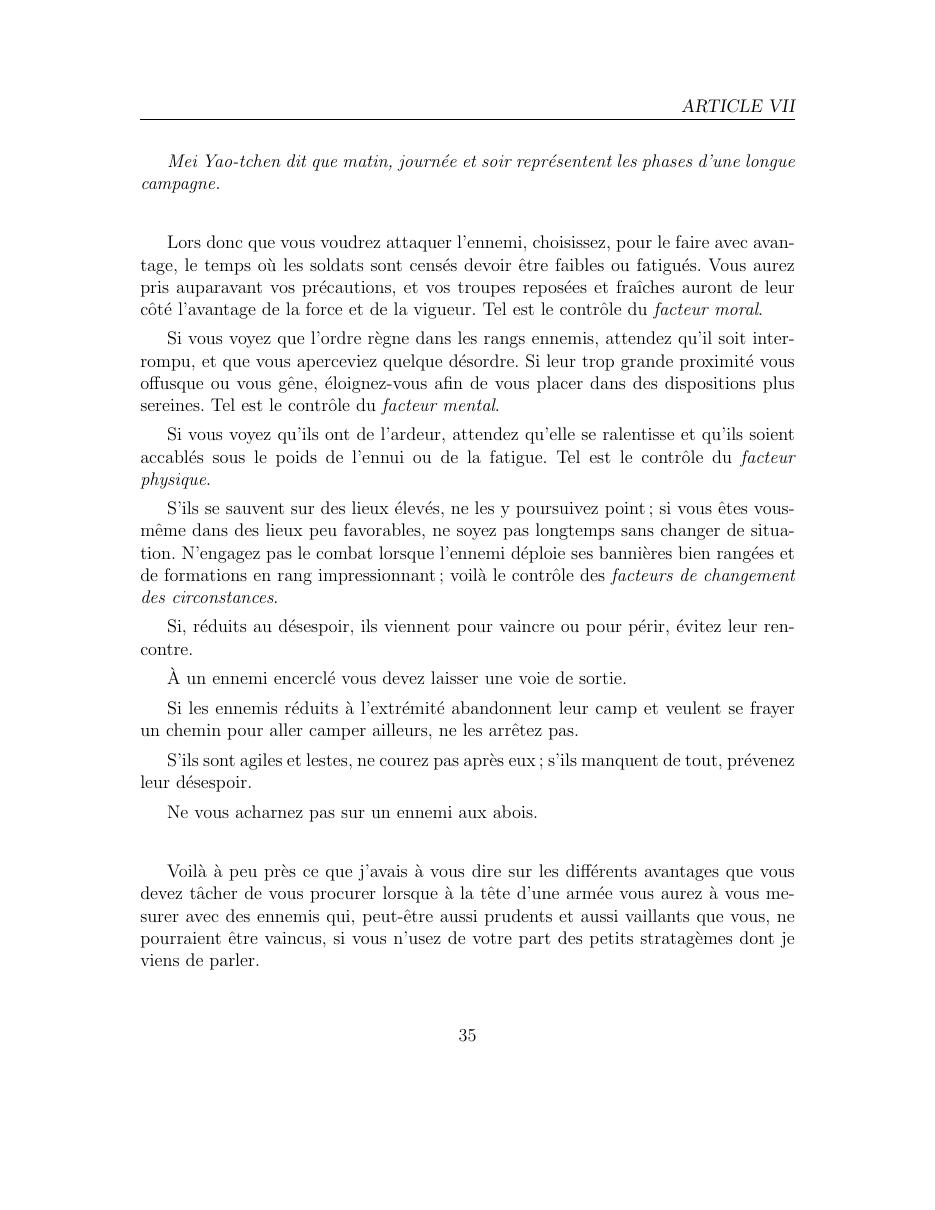 L’Art de la Guerre de Sun Tzu — page 36