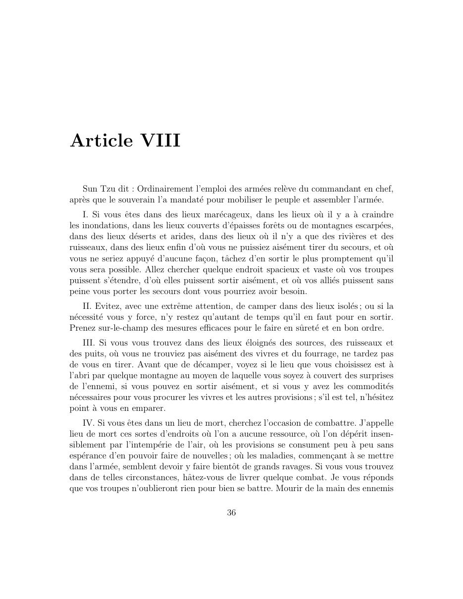 L’Art de la Guerre de Sun Tzu — page 37