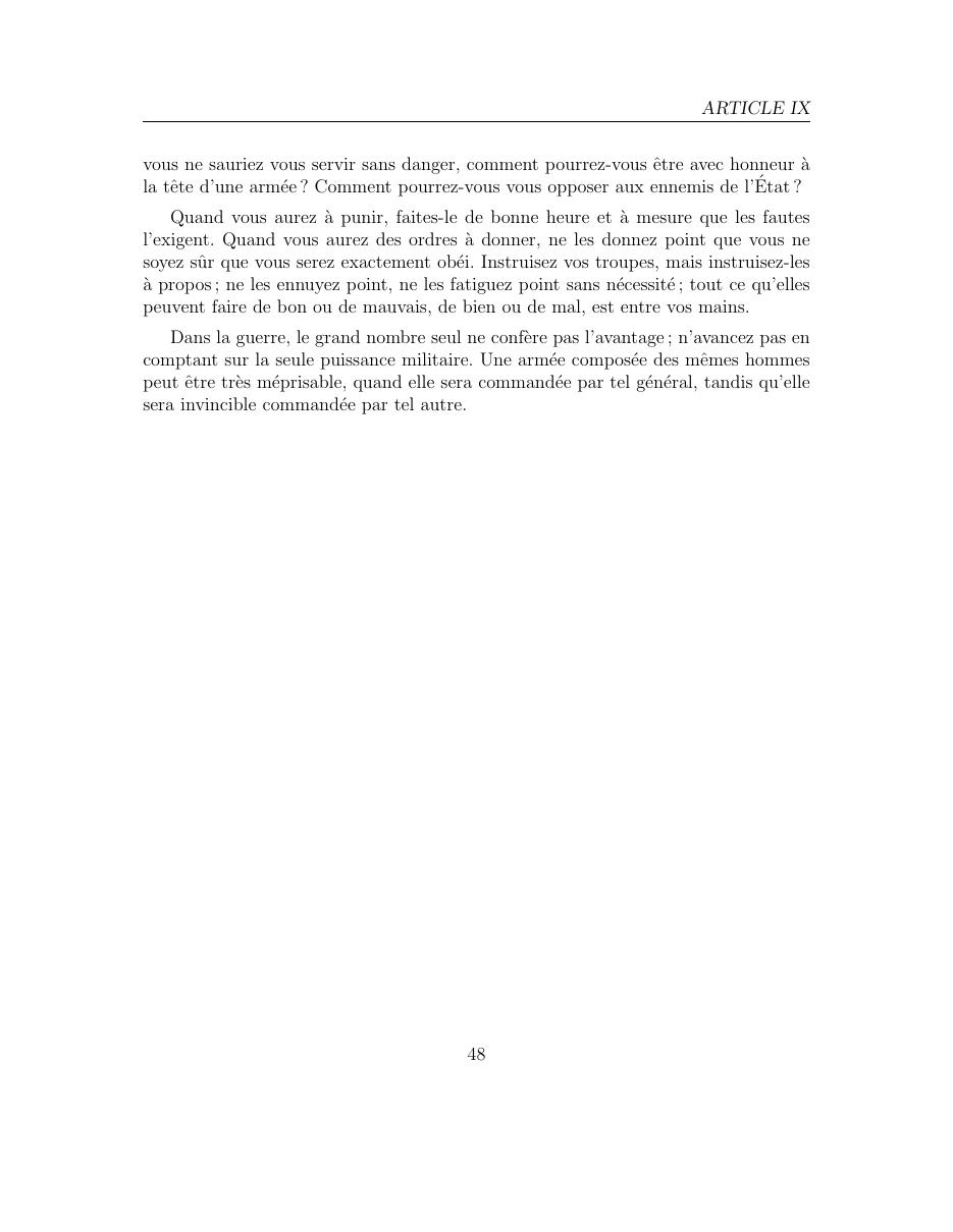 L’Art de la Guerre de Sun Tzu — page 49