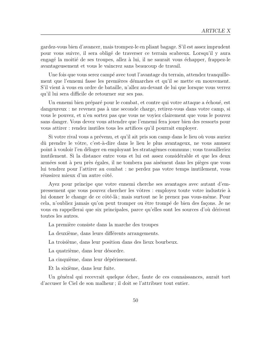 L’Art de la Guerre de Sun Tzu — page 51