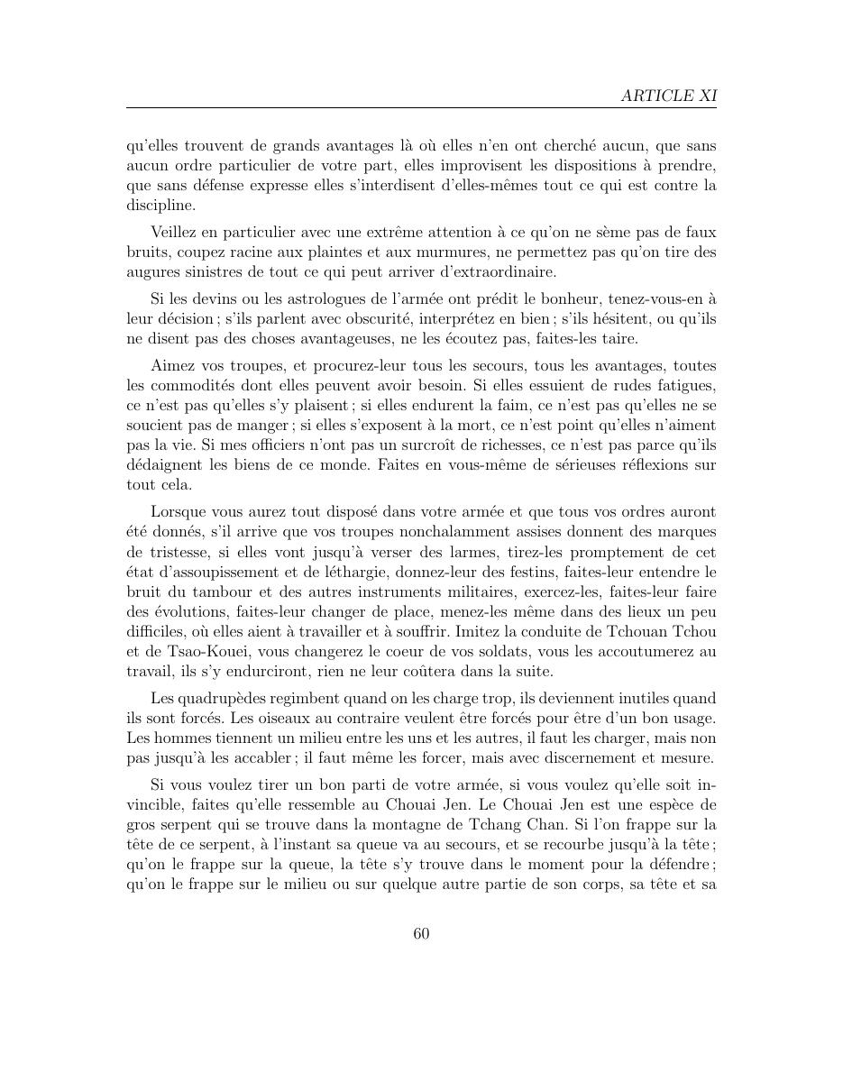 L’Art de la Guerre de Sun Tzu — page 61