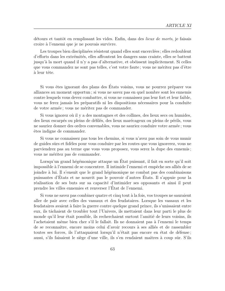 L’Art de la Guerre de Sun Tzu — page 64