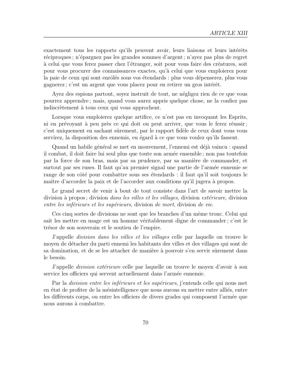 L’Art de la Guerre de Sun Tzu — page 71