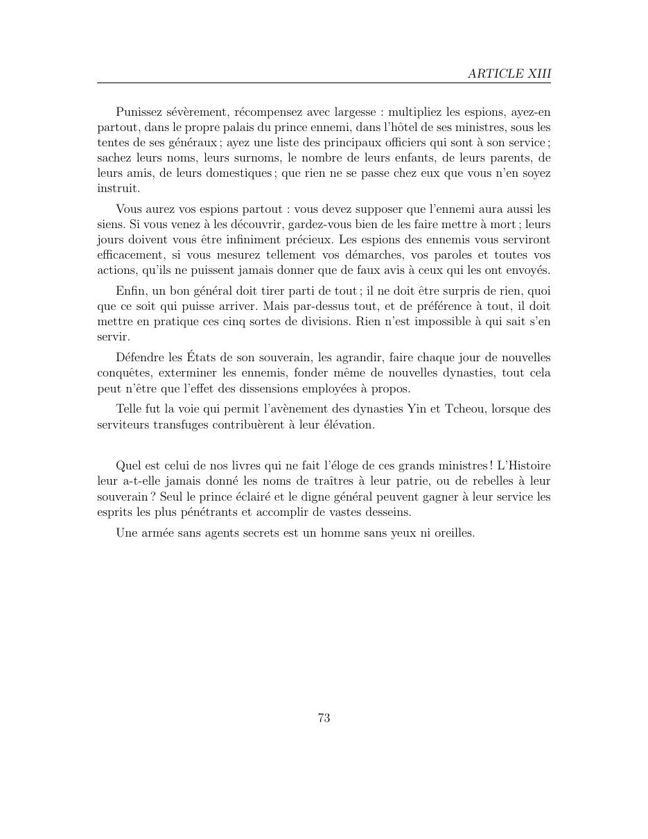 L’Art de la Guerre de Sun Tzu — page 74